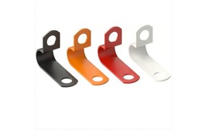 Various Sizes Fire Proof Bare Black White Red Copper Cable Clips Saddle Cable Clips Copper Wire Clips