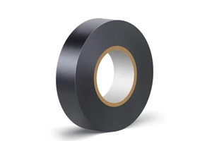 Black PVC Rubber Adhesive Single Sided High Viscosity Waterproof Insulating Electrical Tape for Industrial Use