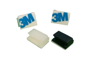 Self Adhesive Cable Clips Wire Holder Clamps Car Data Cable Organizer Wire Management Cord Tie Holder Fixed Clips
