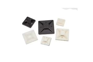 Nylon Cable Tie Mounts TM30 30x30 Cable Tie Mounting Base Self Adhesive