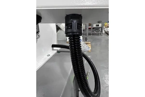 Black Nylon Corrugated Conduit Pipe for Electrical Wiring Harness Protection