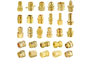 High Quality NPT 1/2 In Brass Forged High Pressure Corrosion-resistant Pipe Fitting Customizable For Plumbing & Water Supply