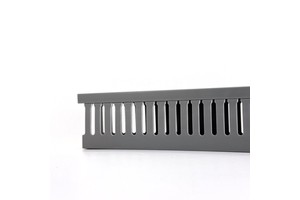 Electrical Conduit 100*60 mm Grey Cable Tray Cable Bridge Rack Plastic Electrical Conduit Slotted Cable Tray Factory Supply