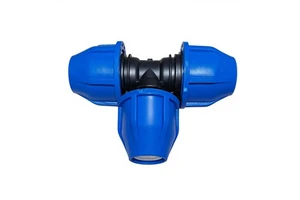Equal Tee T20 High Pressure Polished Compression Fitting For Agricultural Irrigation