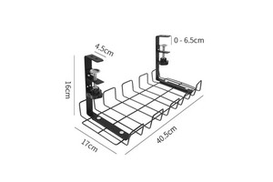 Under Desk Cable Trays Cable Organizer Wire Mesh Cable Tray Galvanized or Stainless Steel Acceptable 25-200mm