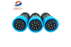 Electrical Power Cable Wire Connectors 8 Pin Plug Socket Male Female Cable Waterproof Adapt Aviation Insulation Strip Connector