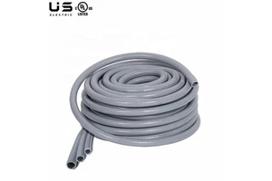 Nonmetallic Flexible Liquid Tight Conduit UV Resistant Corrugated Conduit PVC Electrical Tubing Pipe For Electrical Wiring