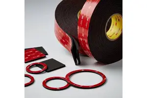 3M VHB 5952 Waterproof Double Sided Tape Heavy Duty Permanent Bonding Black Foam Tape For Outdoor Signs And Solar Panels 1.1mm