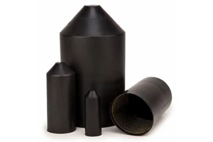 Waterproof Electrical Connections Heat Shrink Cable End Caps Sleek Sleeves for Terminal Wires and Cables