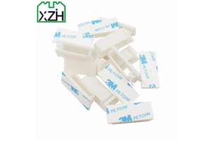 Electric Wire Holder Nylon Cable Clamp Cable Clip Flat Cable Clip Adhesive 100 Pack Clips Backed Pvc Clamps