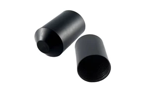 Anti-Corrosion High Voltage Heat Shrink Cable End Cap Polyolefin 3:1 Shrink Ratio Waterproof UV Resistant ROHS Certified