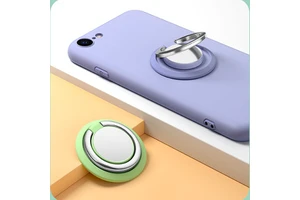 Round Phone Ring Holder Bracket Phone Clip Printed LOGO Thin Desk Magnetic Phone Holder Factory Direct Supply