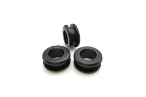 Factory Direct 4mm Plate Thickness Coil Cable Clips Rubber Wire Sleeve and Silicone Wire Protection Ring
