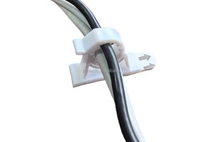 Self-Adhesive Cable Clips Plastic Wire Management Holder with Removable Clamps Tie Functional Cable Wire Clips for Tool Use