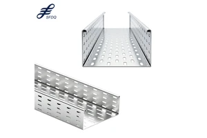 Custom Perforated Cable Tray Hot Dip Galvanized Steel Cable Trunking Duct Factory Price