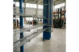 HUAPENG Carbon Steel CE Certification Wire Mesh Cable Tray Width 50mm-600mm Wire Mesh Cable Tray