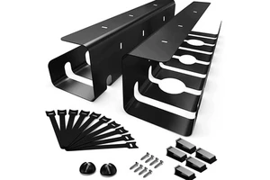 Under Office Desk Cable Duty Wire Management Cable Tray for Order in the Workplace with Accessories