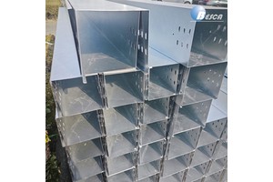 Cable Trunking Galvanized 50mm X 50mm Solid Metal Cable Tray Galv