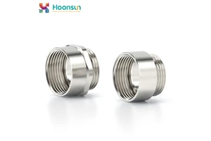 Hoonsun Nickel Plated Brass Grounding Plate (Model M12-pg48)-Durable Waterproof Low Voltage Cable End Caps