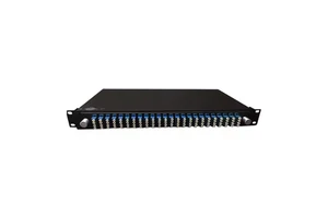 96 Cores 1U Rack Mount Push Pull Type Fiber Optic Optical Fiber Patch Panel Terminal Box