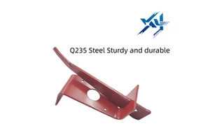 Red XY Brand American Design Z-Tie Holder Bracket Flat Tie Mount Steel Cable Tie Holder Wire Clip 3M Adhesive Base Durable