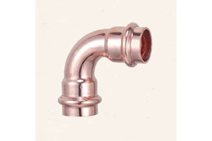 FREE SHIP:90 Degree Elbow V Profile Copper Press Fittings Press Fitting Match Rigid And Milwauke 's Tool 1/2" To 4" ASTM B88