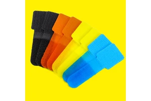 Wholesale Self Adhesive Hook and Loop Cable Tie Magnetic Cable Clips Cable Management Accessories