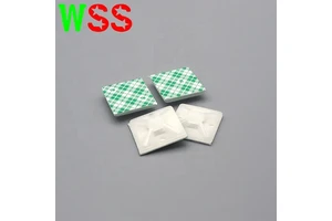 Plastic Self Adhesive Cable Tie Holder Screw Tie Mount Cable Clamp