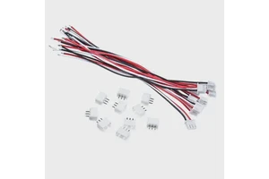 150mm 10 Set Micro XH 2.54mm 3-Pin Male&Female Connector Plug With AWG 24 Cable Connectors Terminals
