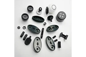 Custom Precision Molded Plastic End Cap ABS/PC Top Shell With Multi-Hole Design For Small Enclosures