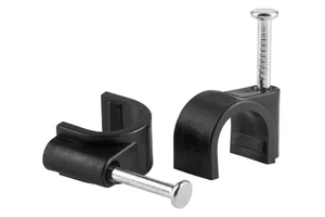 PVC Conduit Fixing Card, Special Steel Nail Hook Type Card, 4-point Cement Strip Nail Card