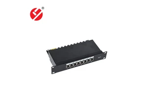 LIYUAN LY-PP6-27 8-Port Krone&110 Dual IDC 10\"1U STP Cat6 Network Solution Patch Panel