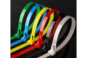Custom Self-Locking Cable Zip Ties Good Quality Strong Black Nylon 66 500mm Length 12mm Width Heavy Duty PA66 Plastic