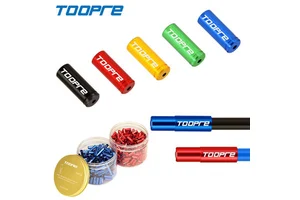 TOOPRE Mountain Road Bike Shift Brake Cable Ends Line Cap Wire Tube Plugs Aluminum Alloy 4mm 5mm MTB Bicycle Cable Cap