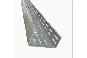 JS Factory Custom Industrial Construction Cable Tray Stainless Steel Wire Mesh Powder Coated Perforated Cable Laying ISO9001