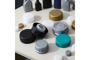 Round Tamper Proof Industrial Plastic PE Screw Cap For Engine Oil Bottle