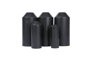 Black Adhesive-lined Cable Heat Shrink Cap Seal Heat Shrink End Cap - Buy Heat Shrink End Cap Heat Shrink Caps Cable Heat Shrink