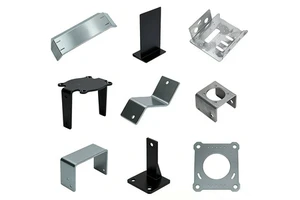 Custom Stainless Steel Aluminium Metal Brackets Bending Parts-Laser Cutting Sheet Metal Fabrication ISO9001 Certified Outdoor