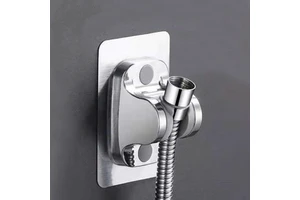 Strong Adhesive Wall Mounted Plastic Bracket Adjustable hand Shower head Holder Shower Accessories