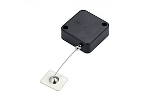 Secure & Protected Anti-Theft Pull Box Retail Display Metal Cable Retractable Security Tether Iron Cap Ending