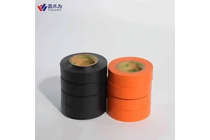 CE Certified Black Single-Sided PVC Electrical Insulating Tape Waterproof Industrial Carton Sealing Pressure Sensitive Adhesive