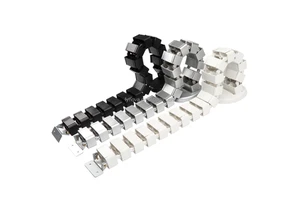 Modern Designed Plastic Cable Tidy Adjustable Under Desk Snake Cable Manager Vertical Cable Organizer for Office Computer Desk