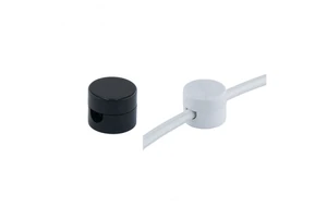 Black Cable Clips Plastic Cable Holder PVC Wire Clamp Cable Retainer