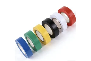 Factory Price 20M Pvc Insulation Electrical Tape Wholesale Large Roll Design Green Suitable For Household Bulk Adhesive Tape
