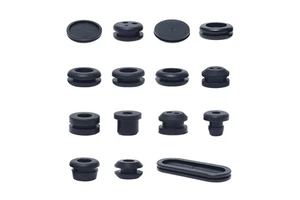 Environmentally Friendly Double-Sided Rubber Grommet Protective Coil Cable Wire Sleeve Dustproof Outlet Ring Waterproof Seal