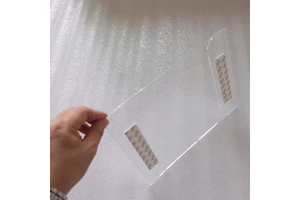 Manufacturer Offers 8.5x11 Acrylic Wall Mount Sign Holder With Adhesive Tape