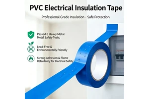 Flame-Retardant High Voltage Electric Insulation Self Adhesive Colorful Rubber Plastic PVC Insulating Tape