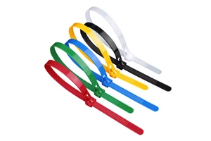 Self-Locking Nylon Tie Straps Thickened Colored Cable Ties 100mm for Electrical & Industrial Use -10~+80