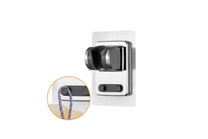 Strong Adhesive and Waterproof Shower Head Holder, Adjustable Handheld Shower Holder Wall Mount Shower Bracket
