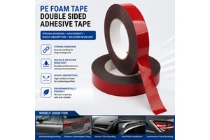 Industrial PE Foam Tape Manufacturer Strong Double Side Adhesive Tape For Automotive Nameplate Bonding Supplier